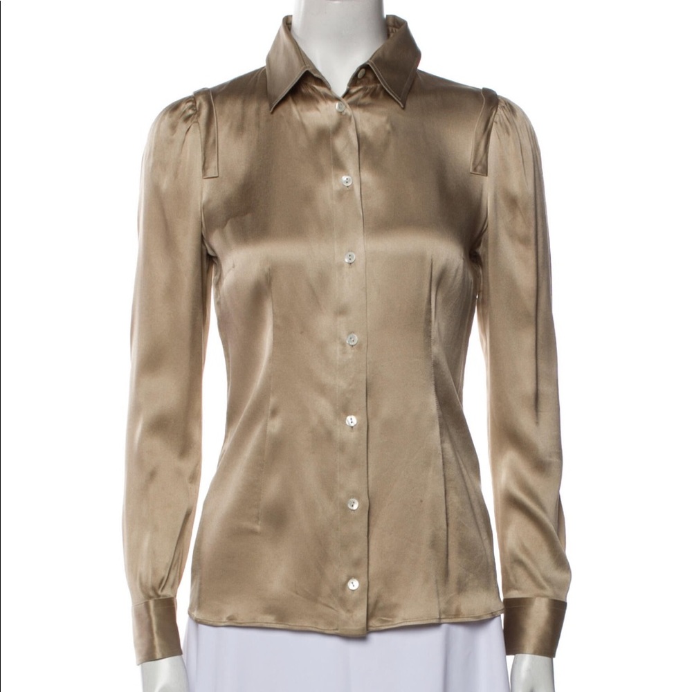 Dolce and Gabbana silk button up